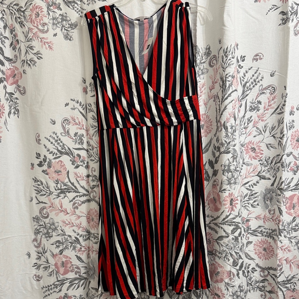 GAP  Striped Midi Dress